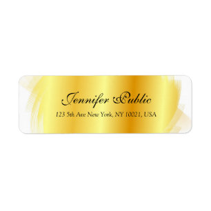 Gold White Typography Script Elegant Template
