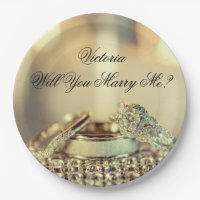 Gold Will You Marry Me Proposal Name Script 