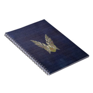 Gold Winged Heart Notebook