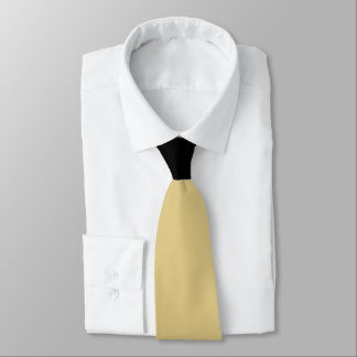 Gold with Black Knot Contrast Tie