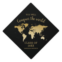 Gold World Map Conquer the World Inspirational