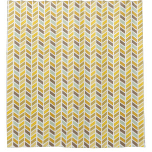 Gold, Yellow, Brown Herringbone Pattern Design