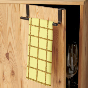 Gold Yellow Kitchen Towel