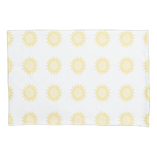 Gold Yellow Sun Pillowcase