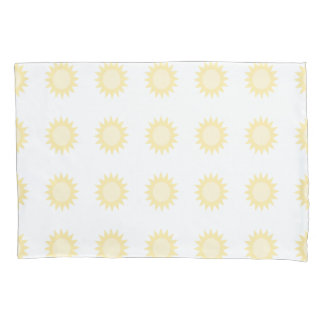 Gold Yellow Sun Pillowcase