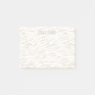 Gold Zebra Print Post-it Notes