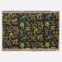 GOLD ZODIAC SIGN JEWELS,GEMSTONES,ASTROLOGY