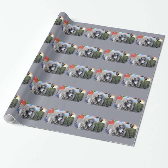 Goldberg - Chanel - Standard Poodle Wrapping Paper (Unrolled)