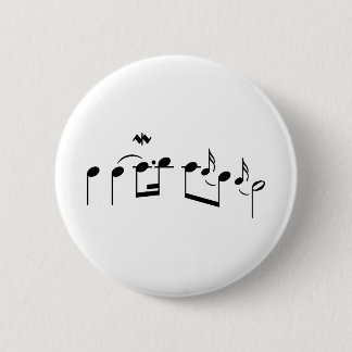 Goldberg Variations first measures Bach 2 Inch Round Button