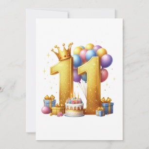 Golden 11th Birthday Announcement