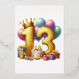 Golden 13th Birthday