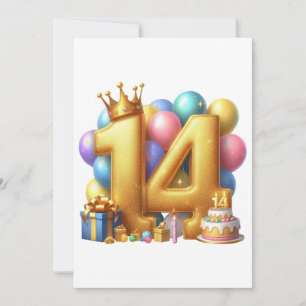Golden 14th Birthday