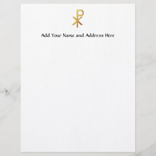 Golden "3-D" Chiro Letterhead
