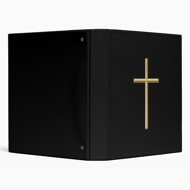 Golden "3-D" Cross Binder (Background)
