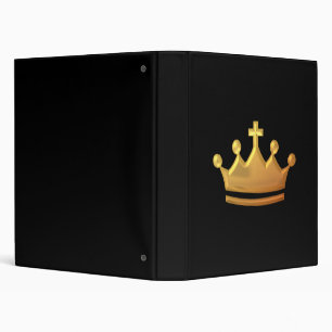 Golden "3-D" Crown Binder