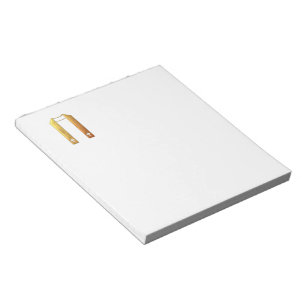 Golden "3-D" Liturgical Stole Notepad