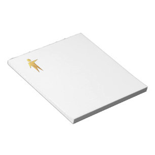 Golden "3-D" Priest/Minister 2 Notepad