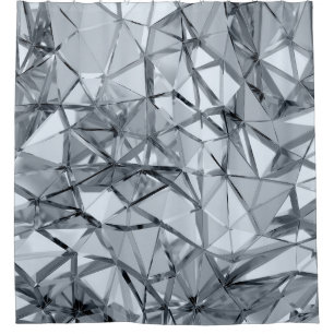 Golden 3D Metal: Geometric Background