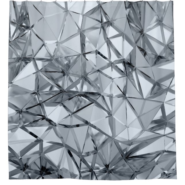 Golden 3D Metal: Geometric Background (Front)