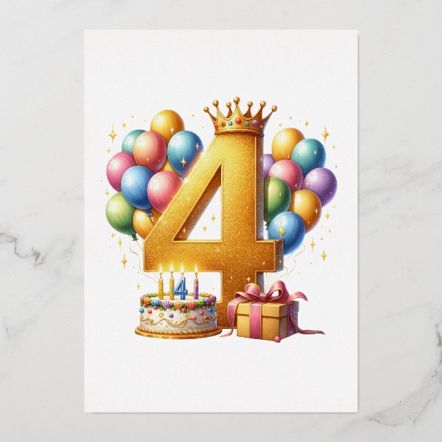 Golden 4th Birthday (Front)