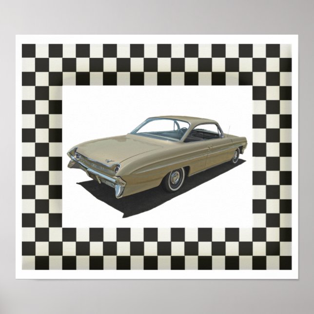 Golden 61 Oldsmobile Poster (Front)