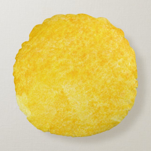 Golden abstract backgroundabstract, art, backgroun round pillow (Front)