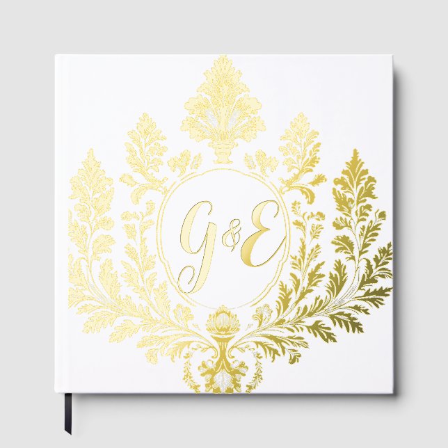 Golden Acanthus Elegance,  Guest Book (Front)