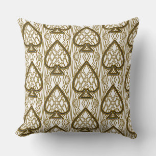 Golden ACE ticket Throw Pillow