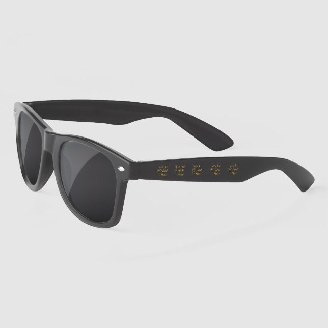 Golden Aces Are Gold Mate Poker Design, Sunglasses (Left)
