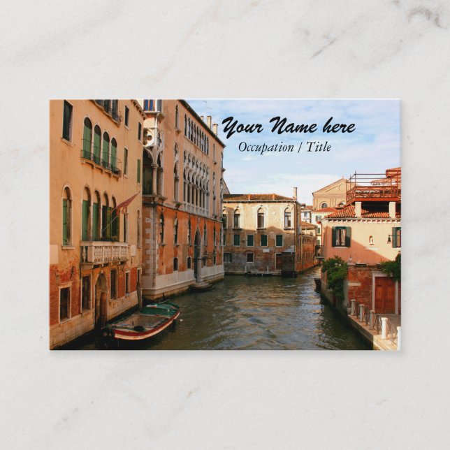 Golden Afternoon Business Card (Front)