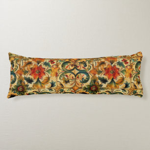 Golden Age Botanical  Body Pillow