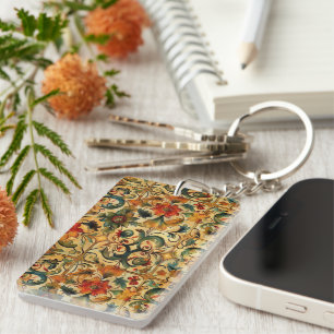 Golden Age Botanical  Keychain