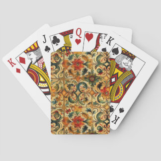 Golden Age Botanical Playing Cards