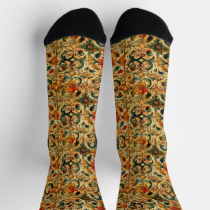 Golden Age Botanical  Socks