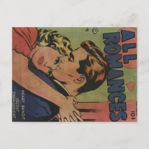 Golden Age Comic Art - All Romances Postcard