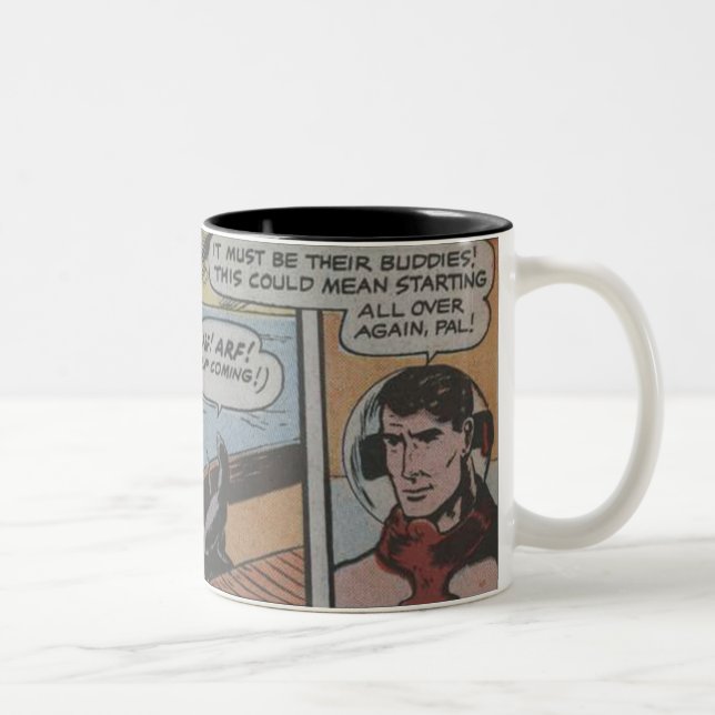 Golden Age Comics Two-Tone Coffee Mug (Right)