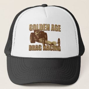 golden age drag racing digger dragster trucker hat