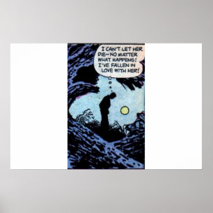 Golden age horror comics   1980s Vintage comics Poster