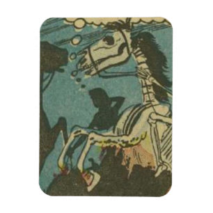 Golden age horror comics scary retro comic 1990s magnet