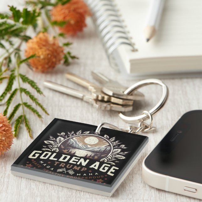 GOLDEN AGE KEYCHAIN (Front Right)