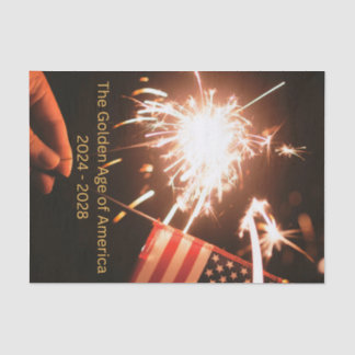 Golden Age of America 2024 to 2028 Tissue Paper