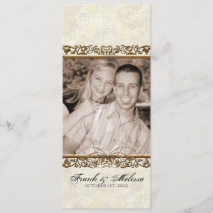 Golden Age of Elegance, Swirls Wedding Program