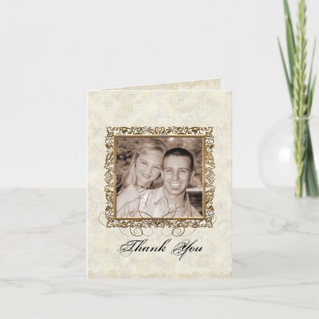 Golden Age of Elegance, Thank You Note Cards (Front)