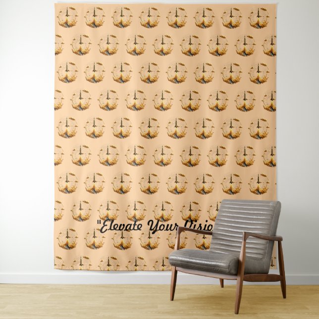 "Golden Age of Space" Tapestry (In Situ)