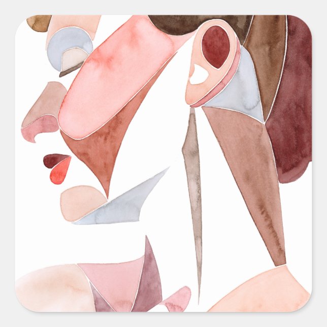 Golden Age Woman Square Sticker (Front)