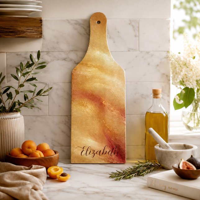 Golden Amber Glow Cutting Board (Creator Uploaded)