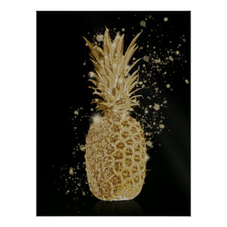 Golden Ananas Poster
