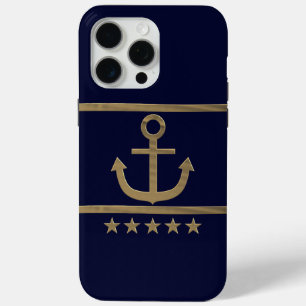 Golden Anchor, symbols of the love . iPhone 15 Pro Max Case
