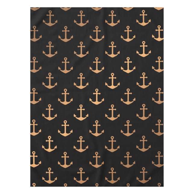Golden Anchors Tablecloth (Front)