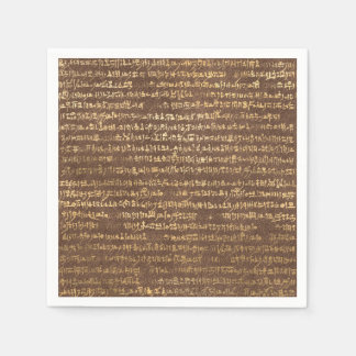 Golden Ancient Egyptian Patterns Napkin